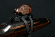 Asian Ebony Native American Flute, Minor, Bass A-3, #E25K